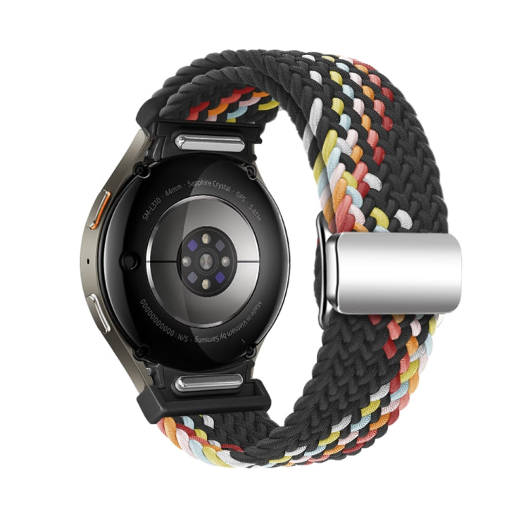 For Samsung Galaxy Watch 7 / 6 / 5 / 4 Nylon Loop Magnetic Buckle Watch Band