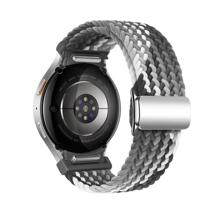 For Samsung Galaxy Watch 7 / 6 / 5 / 4 Nylon Loop Magnetic Buckle Watch Band