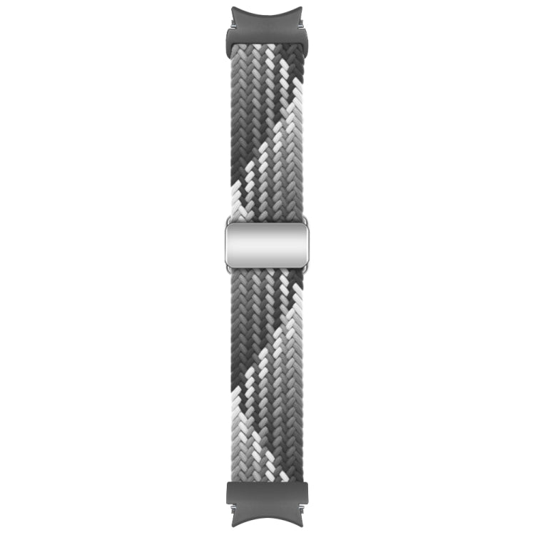 For Samsung Galaxy Watch 7 / 6 / 5 / 4 Nylon Loop Magnetic Buckle Watch Band
