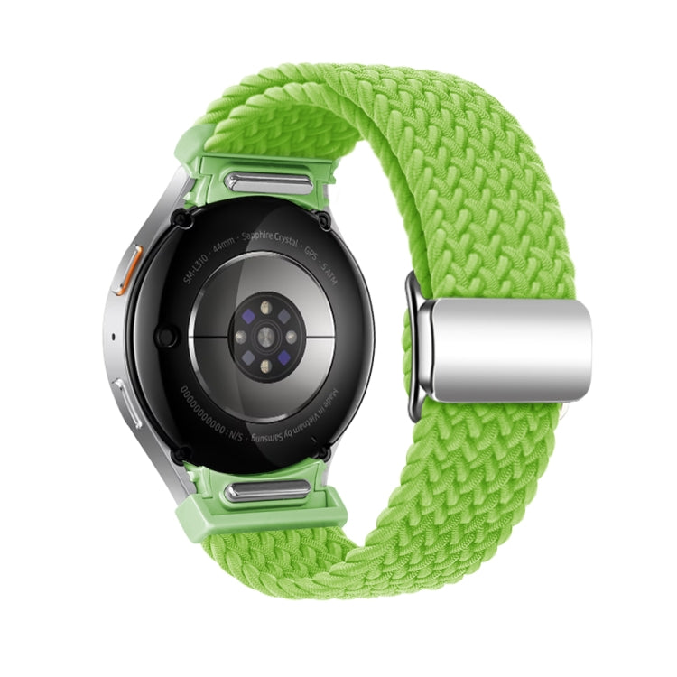 For Samsung Galaxy Watch 7 / 6 / 5 / 4 Nylon Loop Magnetic Buckle Watch Band