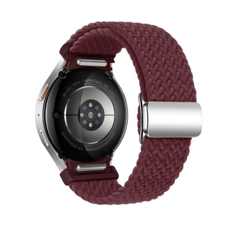 For Samsung Galaxy Watch 7 / 6 / 5 / 4 Nylon Loop Magnetic Buckle Watch Band