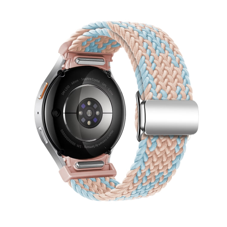 For Samsung Galaxy Watch 7 / 6 / 5 / 4 Nylon Loop Magnetic Buckle Watch Band