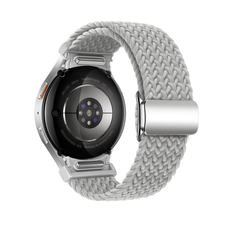 For Samsung Galaxy Watch 7 / 6 / 5 / 4 Nylon Loop Magnetic Buckle Watch Band