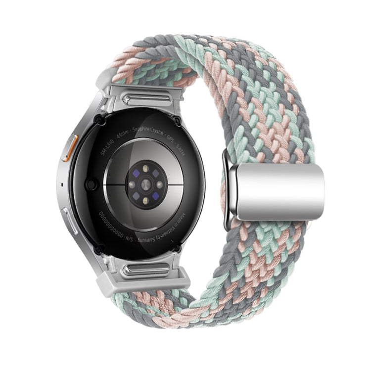 For Samsung Galaxy Watch 7 / 6 / 5 / 4 Nylon Loop Magnetic Buckle Watch Band
