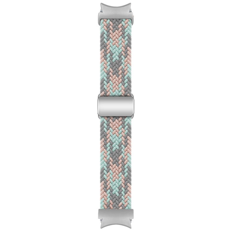 For Samsung Galaxy Watch 7 / 6 / 5 / 4 Nylon Loop Magnetic Buckle Watch Band
