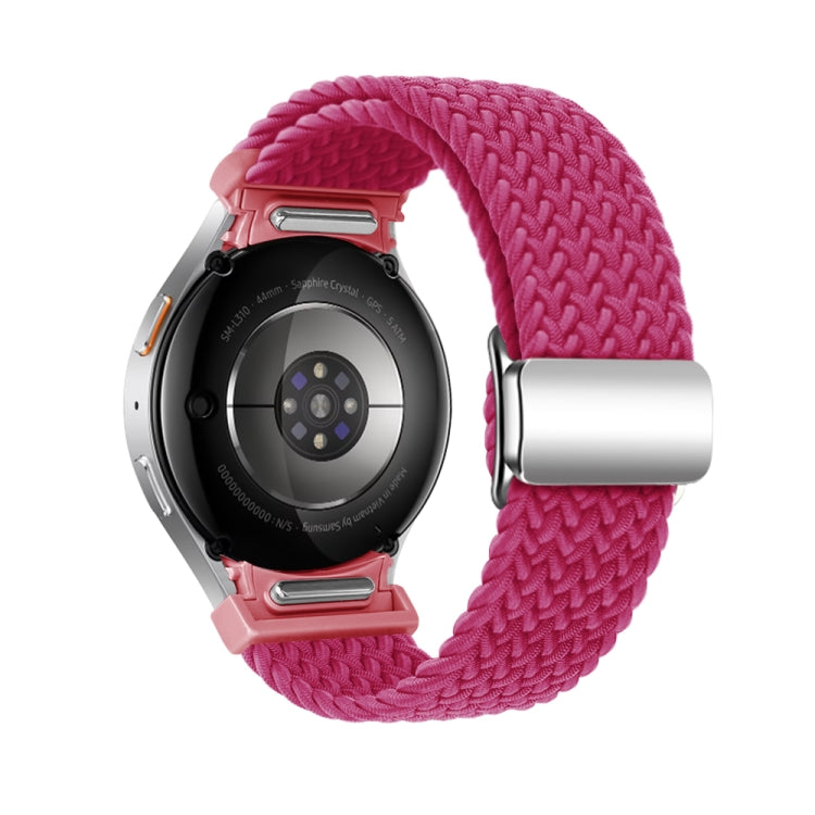 For Samsung Galaxy Watch 7 / 6 / 5 / 4 Nylon Loop Magnetic Buckle Watch Band