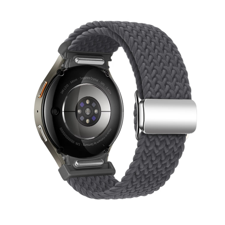 For Samsung Galaxy Watch 7 / 6 / 5 / 4 Nylon Loop Magnetic Buckle Watch Band