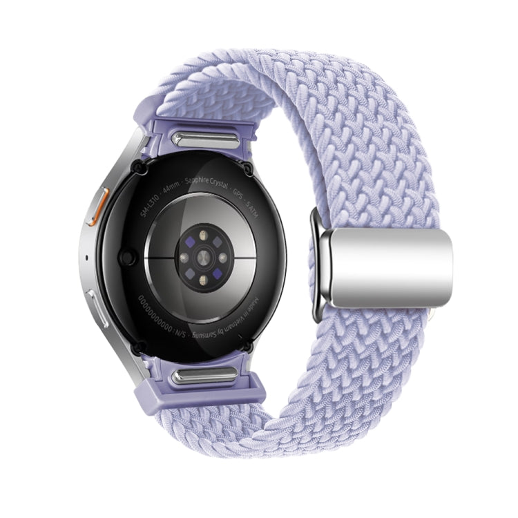 For Samsung Galaxy Watch 7 / 6 / 5 / 4 Nylon Loop Magnetic Buckle Watch Band