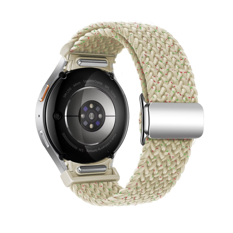 For Samsung Galaxy Watch 7 / 6 / 5 / 4 Nylon Loop Magnetic Buckle Watch Band