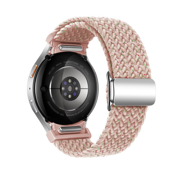 For Samsung Galaxy Watch 7 / 6 / 5 / 4 Nylon Loop Magnetic Buckle Watch Band