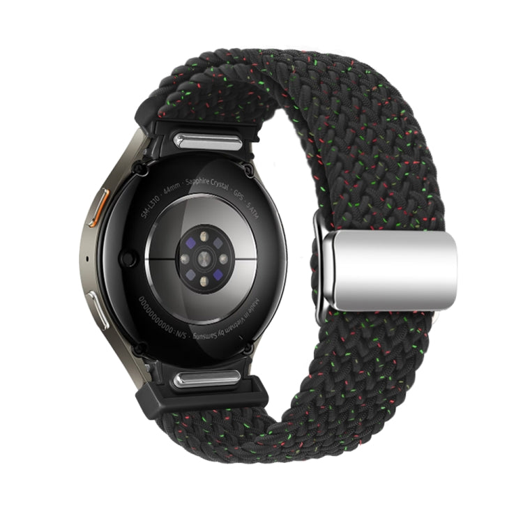 For Samsung Galaxy Watch 7 / 6 / 5 / 4 Nylon Loop Magnetic Buckle Watch Band