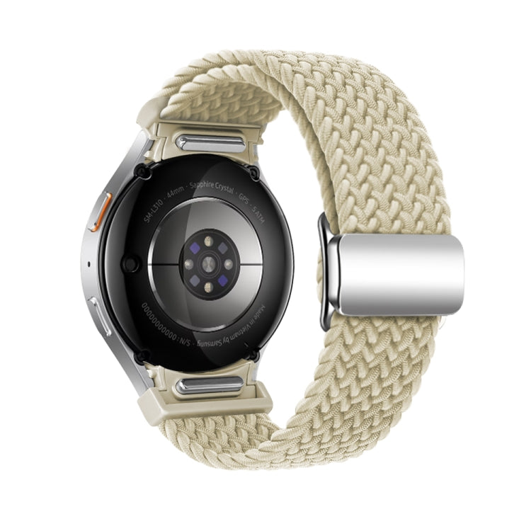 For Samsung Galaxy Watch 7 / 6 / 5 / 4 Nylon Loop Magnetic Buckle Watch Band