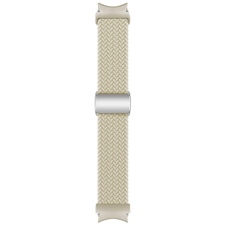 For Samsung Galaxy Watch 7 / 6 / 5 / 4 Nylon Loop Magnetic Buckle Watch Band