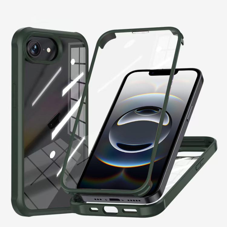 For iPhone 17e / 16e Double-sided Plastic Glass Phone Protective Case