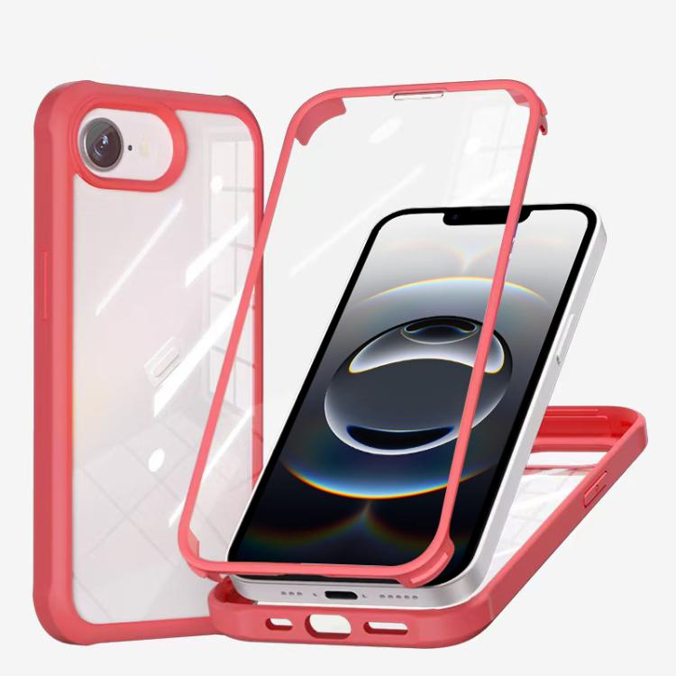 For iPhone 17e / 16e Double-sided Plastic Glass Phone Protective Case