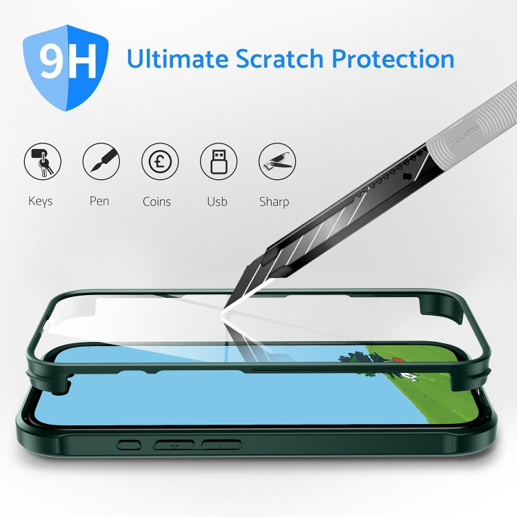 For iPhone 17e / 16e Double-sided Plastic Glass Phone Protective Case