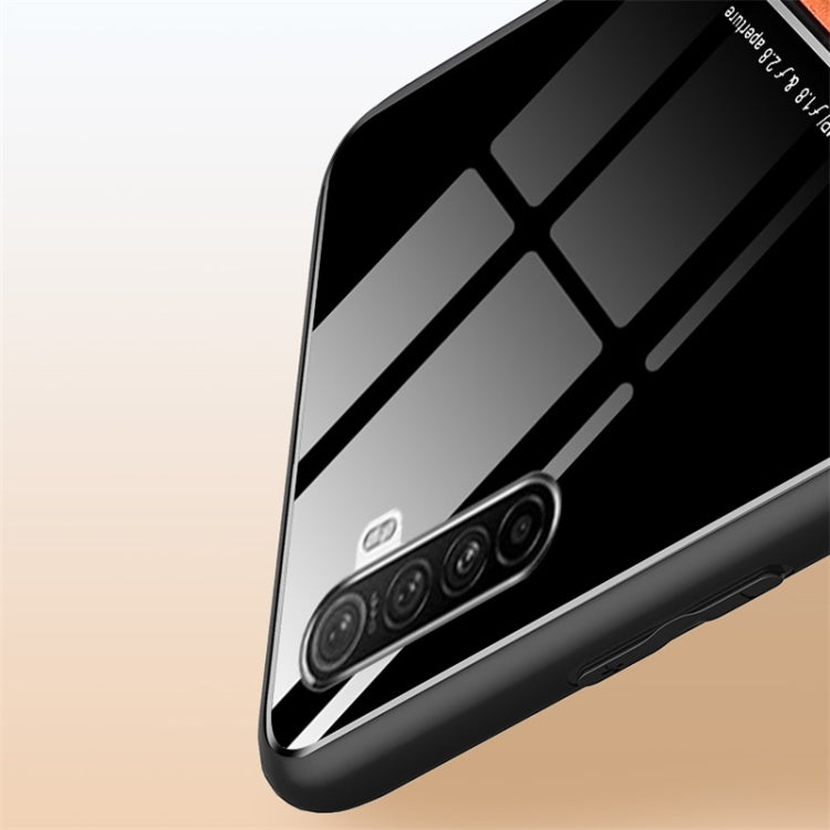 For OPPO Realme 6 All-inclusive Leather + Organic Glass Protective Case with Metal Iron Sheet