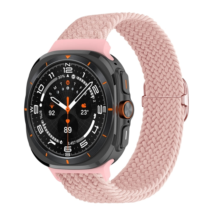 For Samsung Galaxy Watch Ultra 47mm / Ultra 2025 Slide Buckle Nylon Braided Watch Band