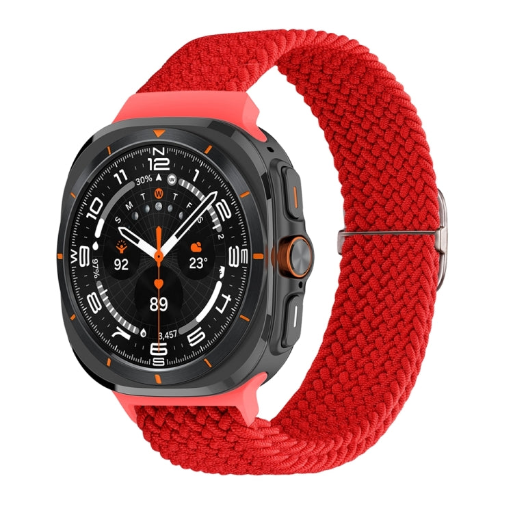For Samsung Galaxy Watch Ultra 47mm / Ultra 2025 Slide Buckle Nylon Braided Watch Band