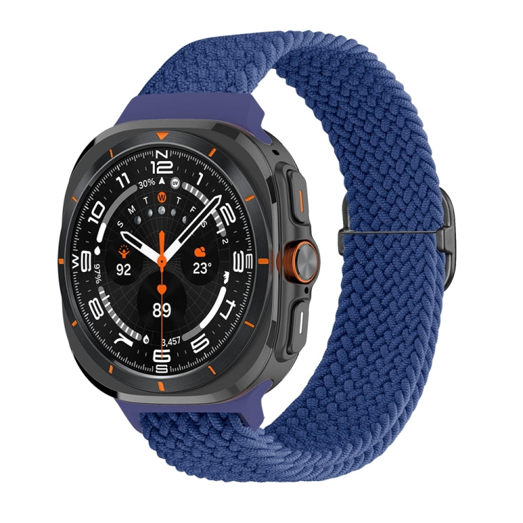 For Samsung Galaxy Watch Ultra 47mm / Ultra 2025 Slide Buckle Nylon Braided Watch Band
