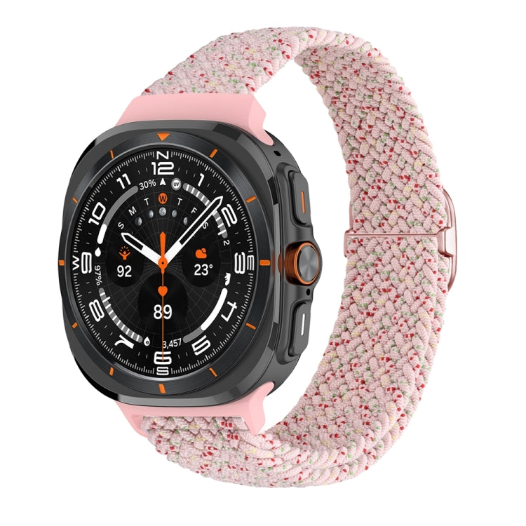 For Samsung Galaxy Watch Ultra 47mm / Ultra 2025 Slide Buckle Nylon Braided Watch Band