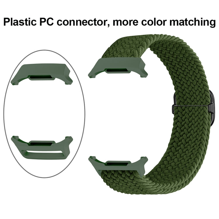 For Samsung Galaxy Watch Ultra 47mm / Ultra 2025 Slide Buckle Nylon Braided Watch Band