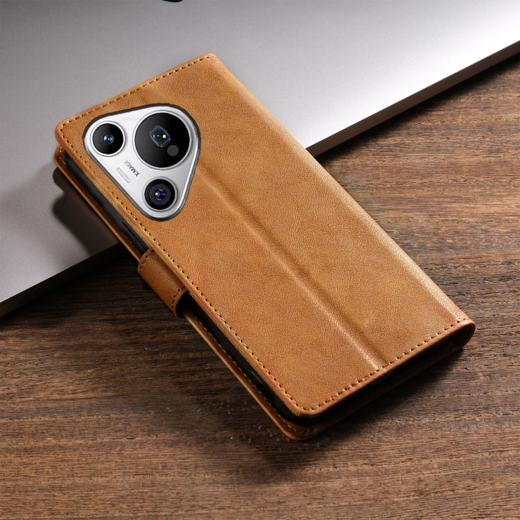 For Huawei Pura 70 N.BEKUS CSJ-P1 Solid Color Leather Phone Case