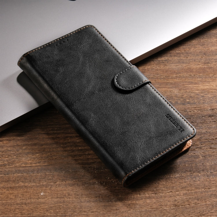 For Motorola Edge 40 Neo N.BEKUS CSJ-P1 Solid Color Leather Phone Case