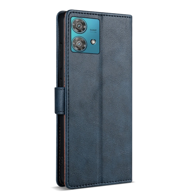 For Motorola Edge 40 Neo N.BEKUS CSJ-P1 Solid Color Leather Phone Case