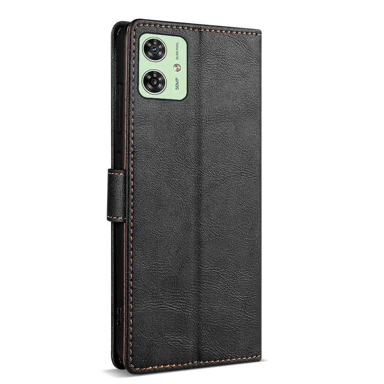 For Motorola Moto G14 N.BEKUS CSJ-P1 Solid Color Leather Phone Case