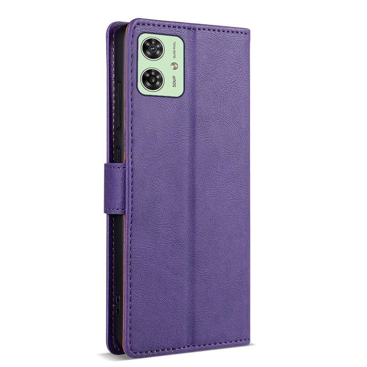 For Motorola Moto G14 N.BEKUS CSJ-P1 Solid Color Leather Phone Case