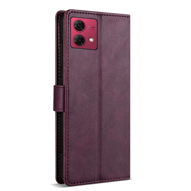 For Motorola Moto G84 N.BEKUS CSJ-P1 Solid Color Leather Phone Case