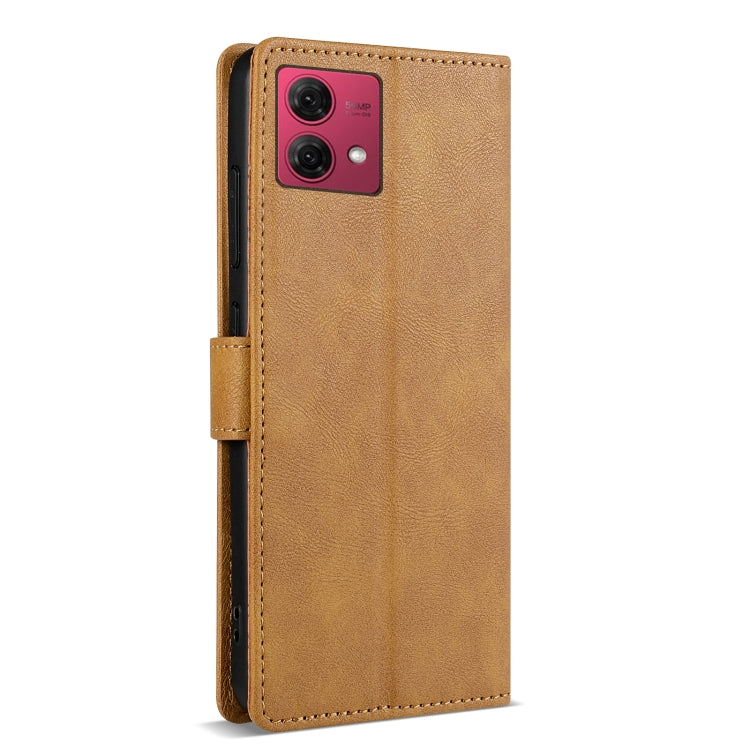 For Motorola Moto G84 N.BEKUS CSJ-P1 Solid Color Leather Phone Case