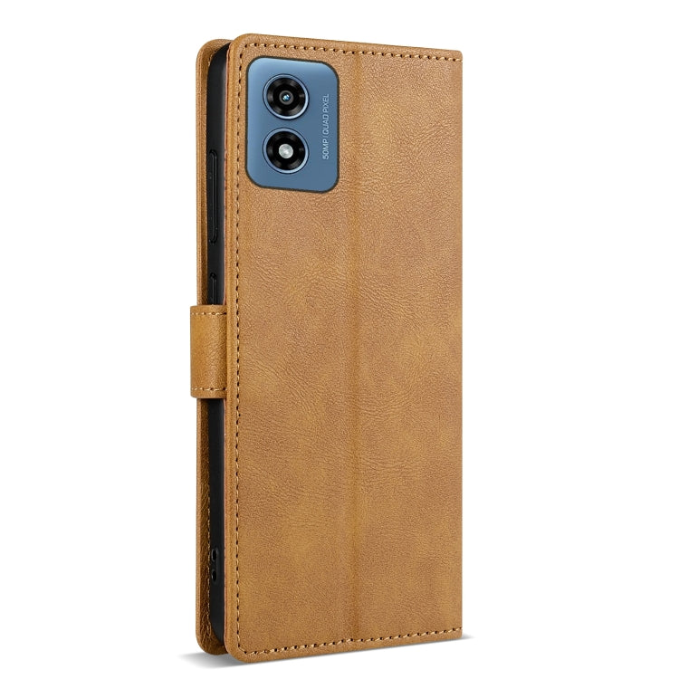 For Motorola Moto G Play 2024 N.BEKUS CSJ-P1 Solid Color Leather Phone Case