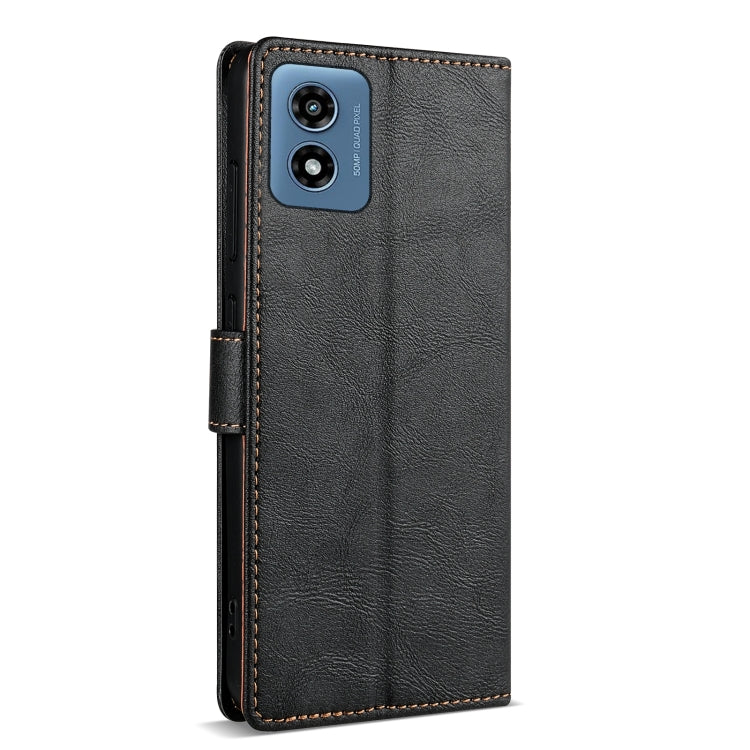 For Motorola Moto G Play 2024 N.BEKUS CSJ-P1 Solid Color Leather Phone Case