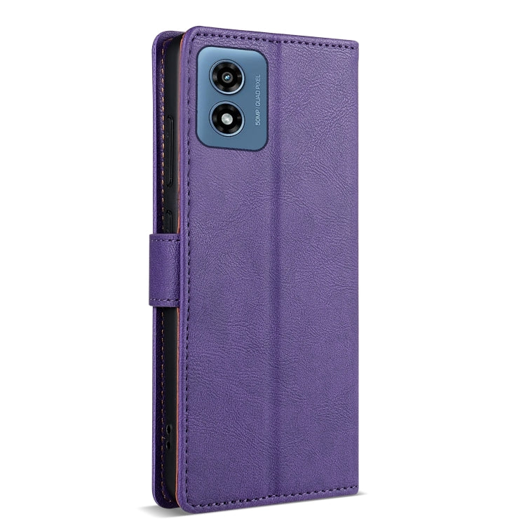 For Motorola Moto G Play 2024 N.BEKUS CSJ-P1 Solid Color Leather Phone Case