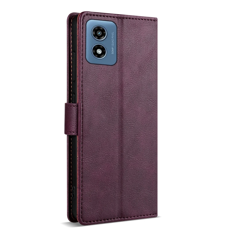 For Motorola Moto G24 N.BEKUS CSJ-P1 Solid Color Leather Phone Case