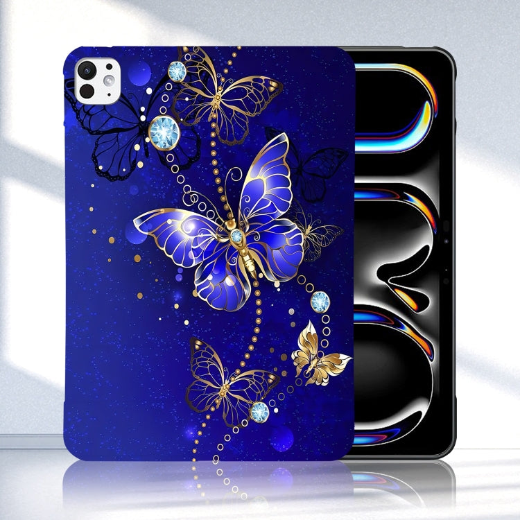 For iPad Pro 11 2025 / 2024 Color Painting Pattern Smart Tablet TPU Case