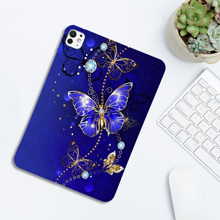For iPad Pro 11 2025 / 2024 Color Painting Pattern Smart Tablet TPU Case