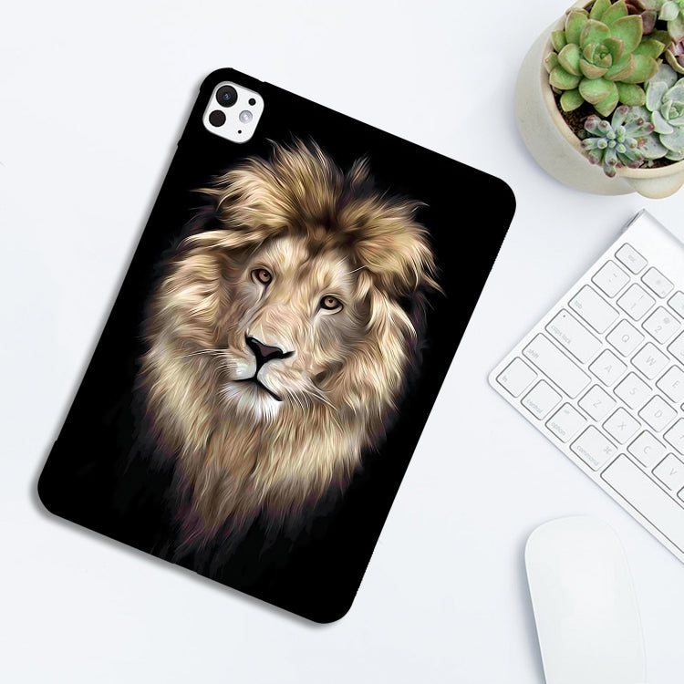 For iPad Pro 11 2025 / 2024 Color Painting Pattern Smart Tablet TPU Case