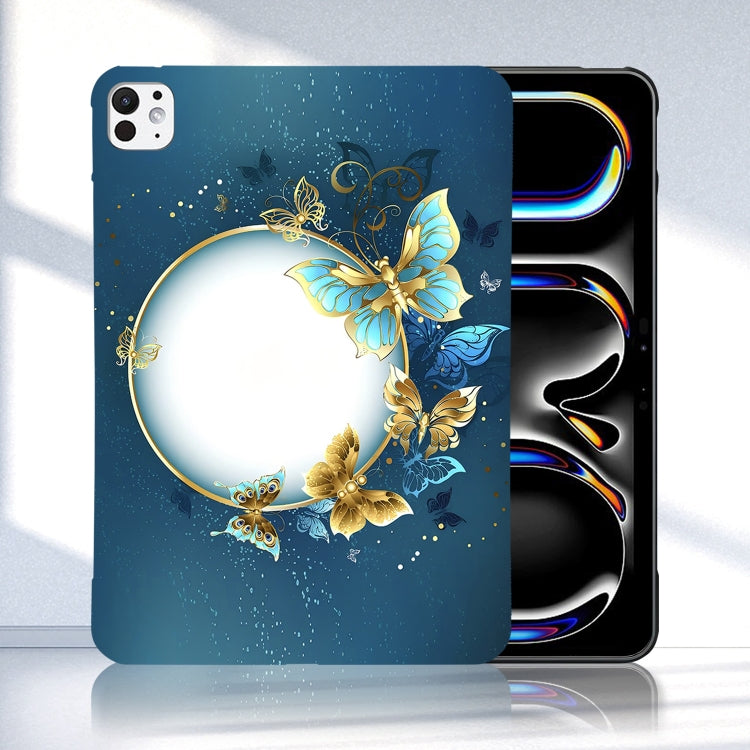 For iPad Pro 11 2025 / 2024 Color Painting Pattern Smart Tablet TPU Case