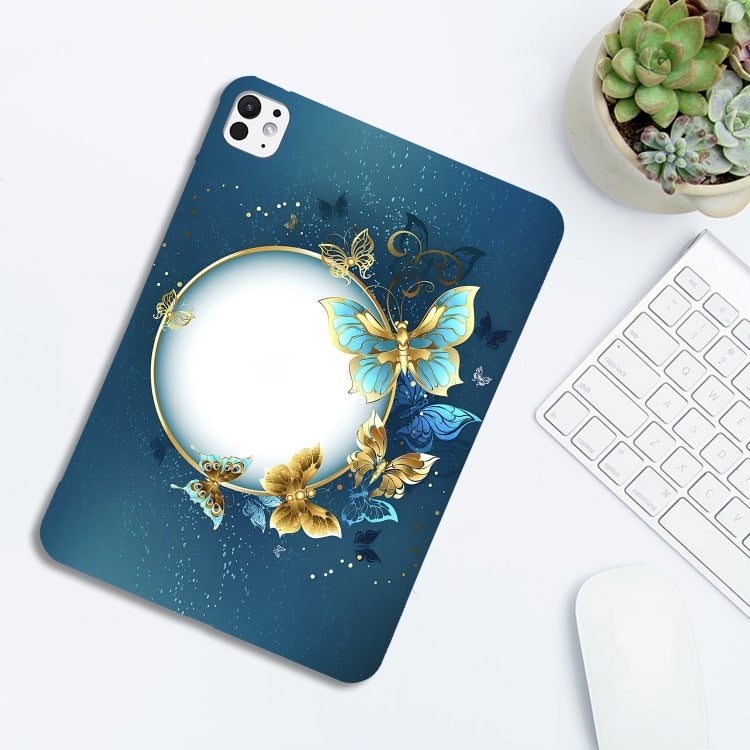 For iPad Pro 11 2025 / 2024 Color Painting Pattern Smart Tablet TPU Case