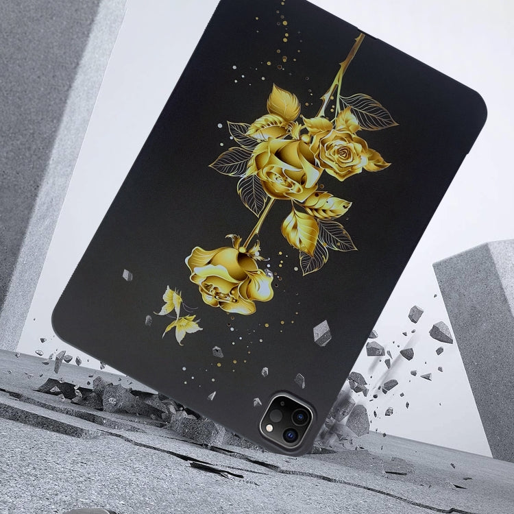 For iPad Pro 11 2022 / 2021 / 2020 Color Painting Pattern Smart Tablet TPU Case