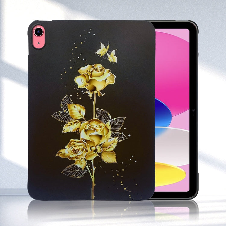For iPad 2025 / 2022 Color Painting Pattern Smart Tablet TPU Case