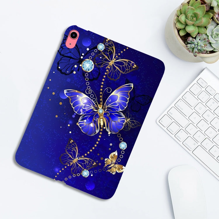 For iPad 2025 / 2022 Color Painting Pattern Smart Tablet TPU Case