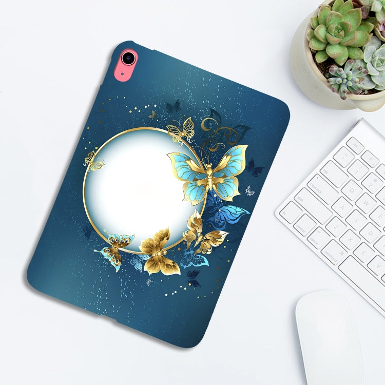 For iPad 2025 / 2022 Color Painting Pattern Smart Tablet TPU Case