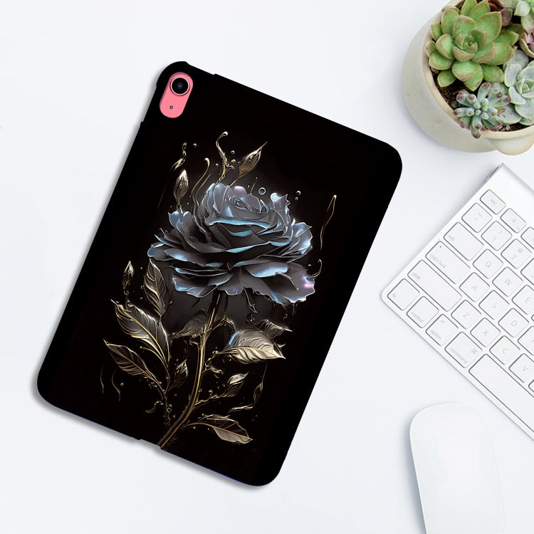 For iPad 2025 / 2022 Color Painting Pattern Smart Tablet TPU Case