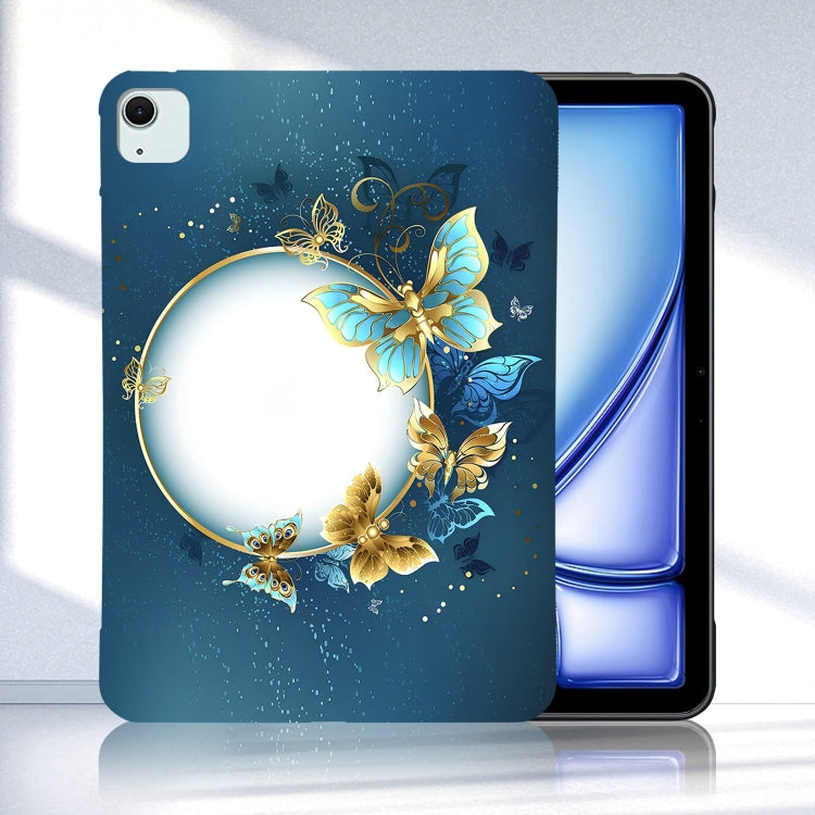 For iPad Air 10.9 2022 / 2020 Color Painting Pattern Smart Tablet TPU Case