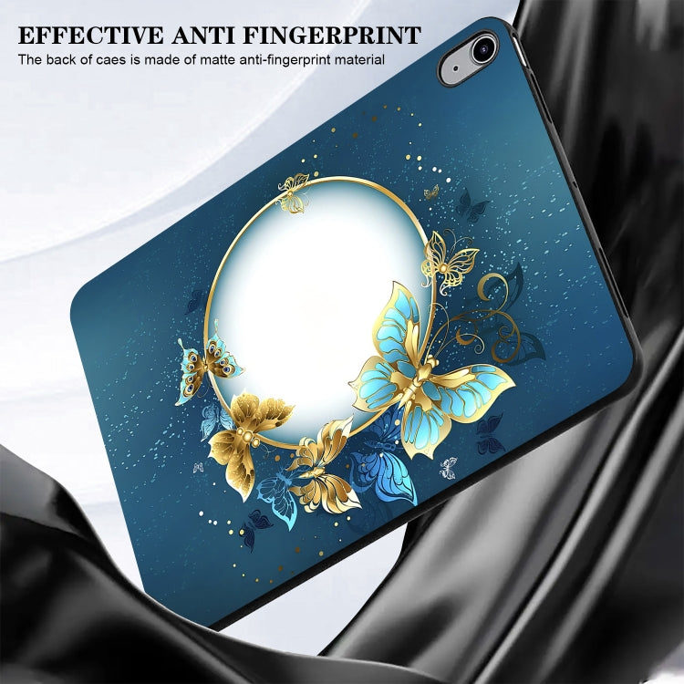 For iPad Air 10.9 2022 / 2020 Color Painting Pattern Smart Tablet TPU Case