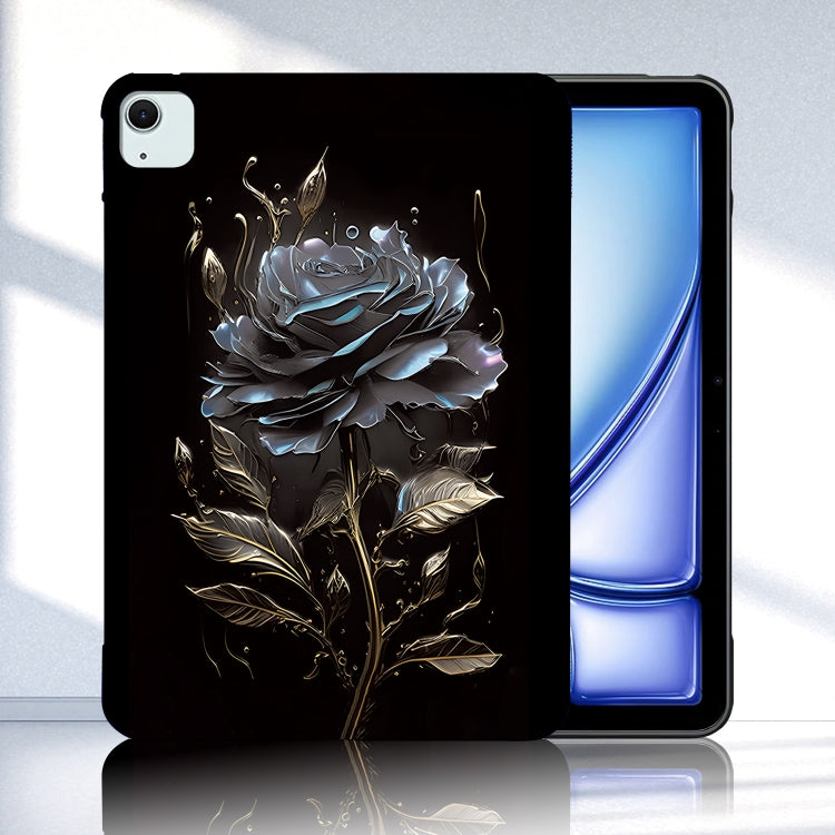 For iPad Air 10.9 2022 / 2020 Color Painting Pattern Smart Tablet TPU Case